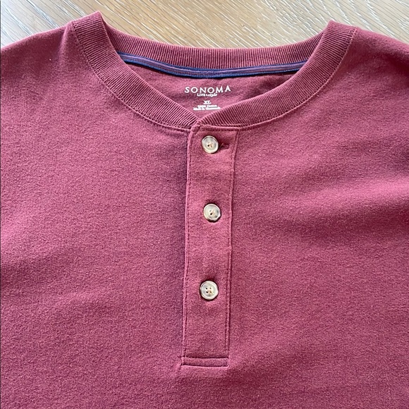 Sonoma Long Sleeve Henley Shirt - Picture 5 of 8